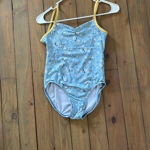 Floral ballet leotard